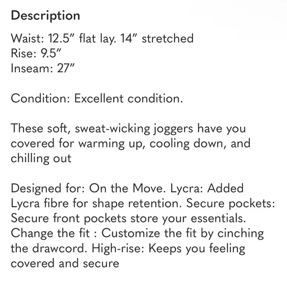 Lululemon High-Rise Jogger Green Camo Size 2 - Picture 8 of 8